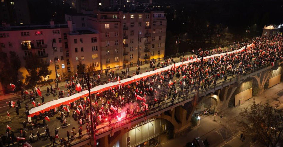 zdjęcie: Zabezpieczając Święto Niepodległości interweniowaliśmy wobec 164 osób / fot. PAP