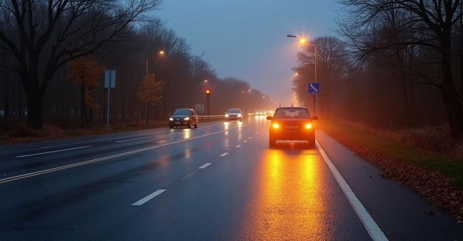 zdjęcie: Jesień na drogach Zadbaj o bezpieczeństwo i odblaski / TM/ przykładowa ilustracja