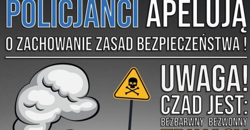 zdjęcie: Czad - cichy zabójca / fot. KPP w Kłodzku