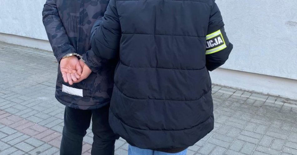 zdjęcie: Areszt za pobicie rowerzysty w Aleksandrowie / fot. KPP Aleksandrów IMG-20260302-WA0006[1]