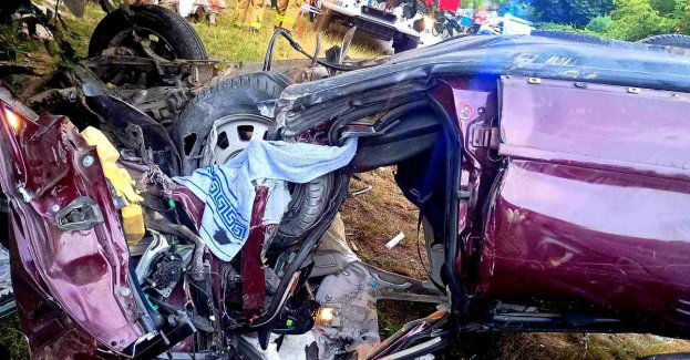 Groźny wypadek w Bęczynie