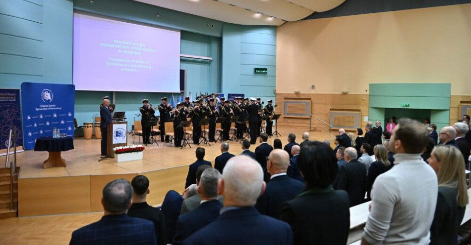 zdjęcie: Inauguracja szkoły sędziów i prokuratorów na Uniwersytecie Gdańskim / Gdańsk, 28.03.2026. Uroczystość otwarcia Krajowej Szkoły Sądownictwa i Prokuratury, 28 bm. na Wydziale Prawa i Administracji Uniwersytetu Gdańskiego. (amb) PAP/Marcin Gadomski