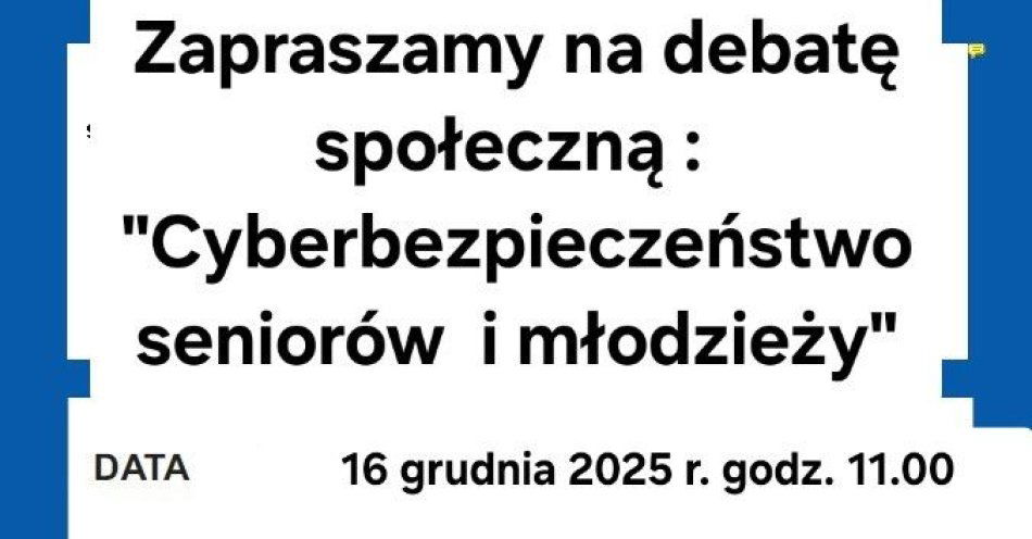 zdjęcie: Debata w Opolu Lubelskim o cyberbezpieczeństwie seniorów i młodzieży / fot. KPP Opole Lubelskie