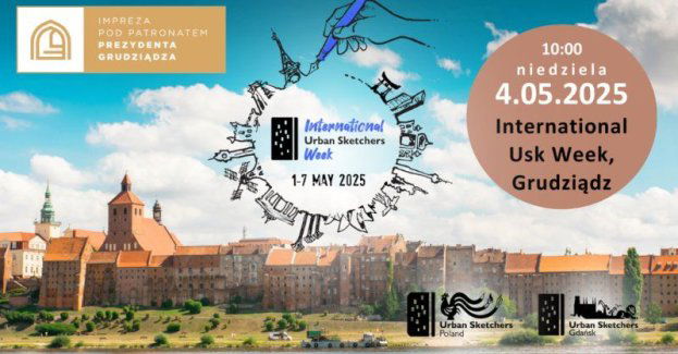 Międzynarodowe święto miejskiego szkicowania w Grudziądzu