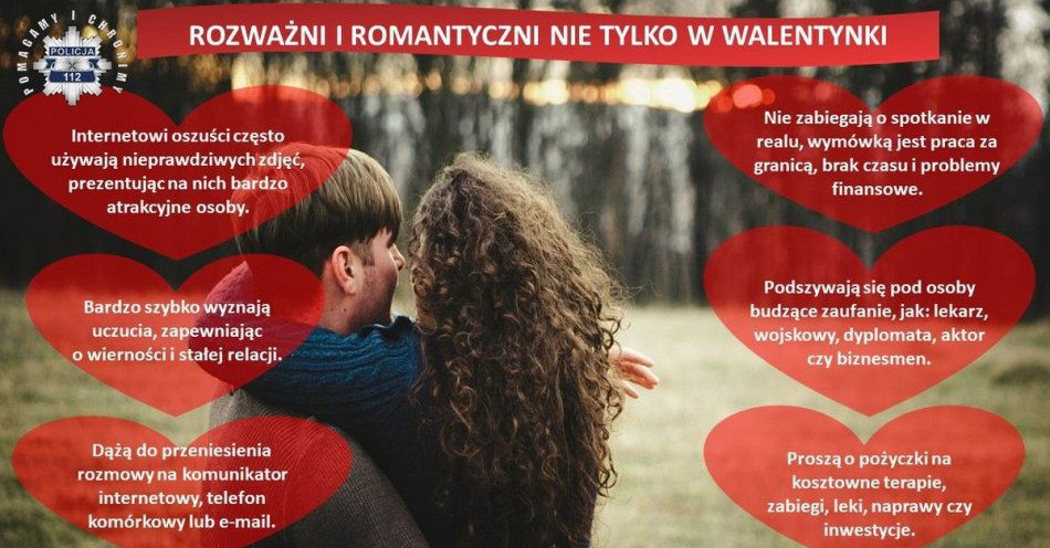 zdjęcie: Rozważni i romantyczni nie tylko w Walentynki / fot. KMP w Elblągu