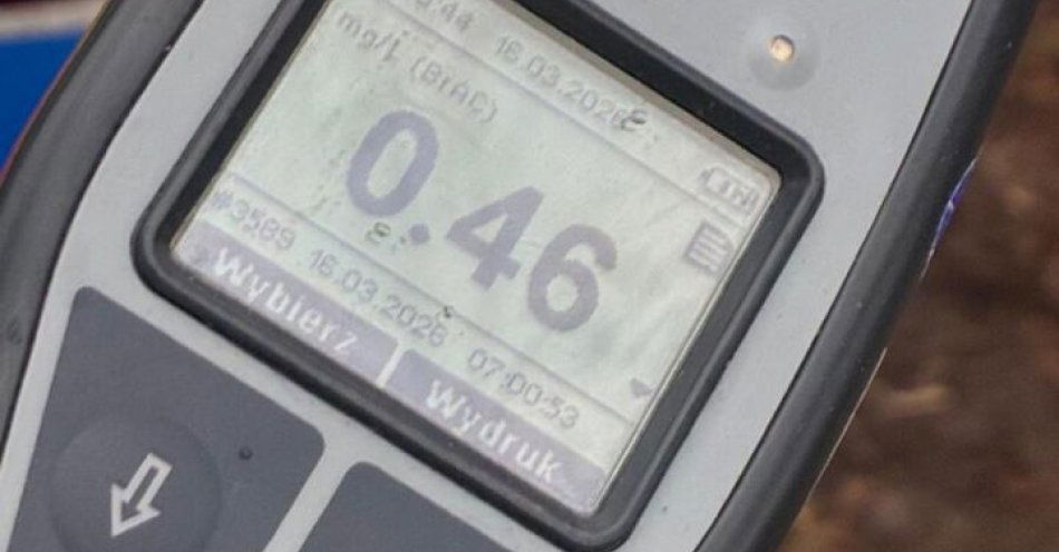zdjęcie: Prawie promil u kierowcy z Redła. Zatrzymane prawo jazdy / fot. KPP w Świdwinie IMG-20260316-WA0001