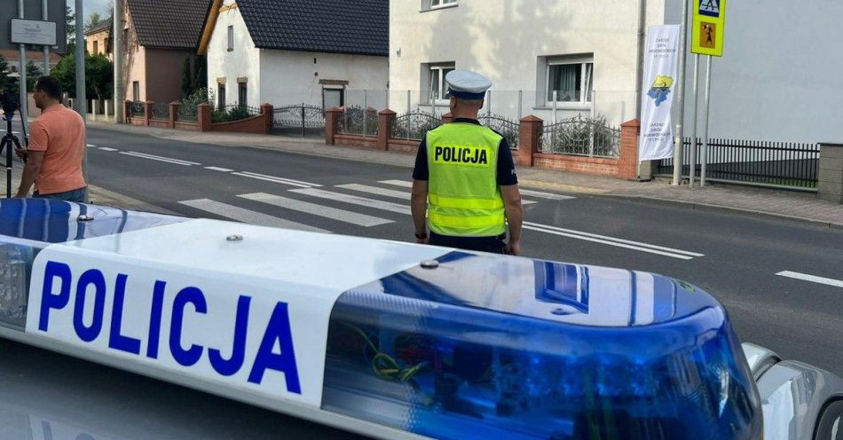 zdjęcie: Wizja Zero dla najmłodszych uczestników ruchu drogowego / fot. KPP Strzelce Opolskie