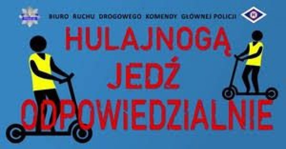 zdjęcie: Hulajnoga elektryczna - kilka zasad bezpieczeństwa / fot. KPP Brodnica