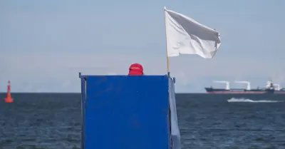 Białe flagi na większości nadmorskich kąpielisk