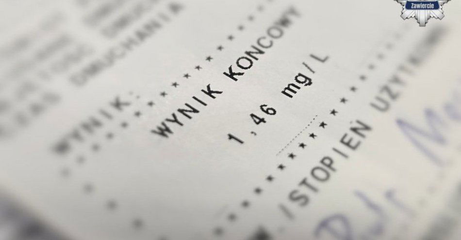 zdjęcie: Dwóch kierowców zatrzymanych pod wpływem alkoholu w Zawierciu / fot. KPP w Zawierciu