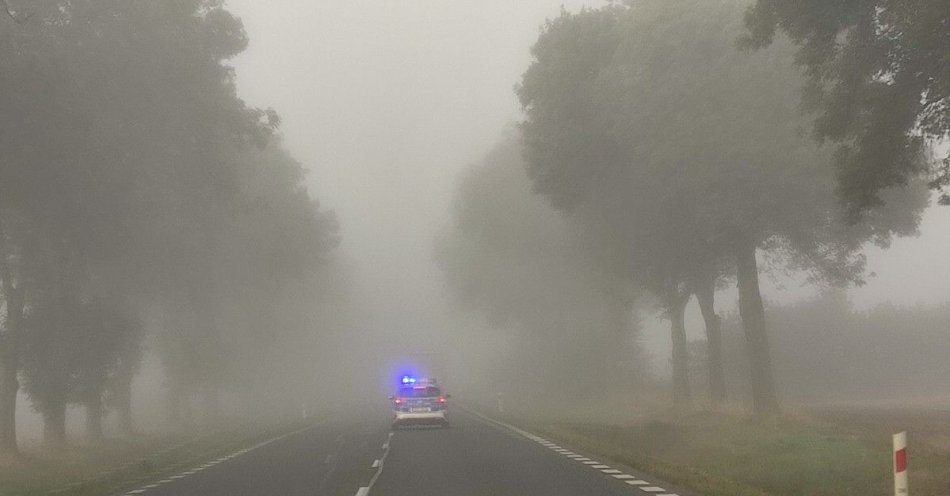zdjęcie: Gęsta mgła w regionie Apel policji o ostrożność / fot. KPP Krasnystaw