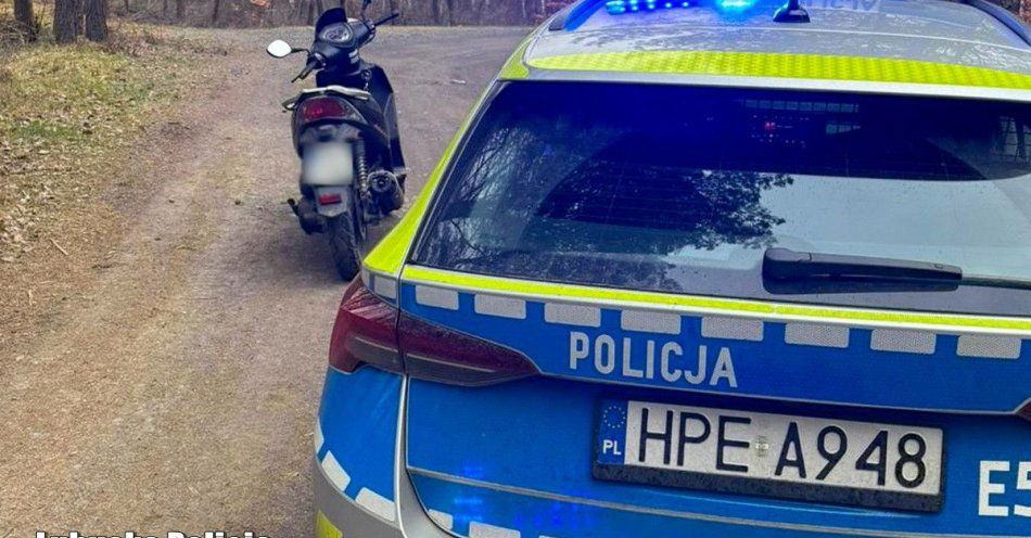 zdjęcie: Kierowca jednośladu z prawie dwoma promilami zatrzymany / fot. KPP Krosno Odrzańskie
