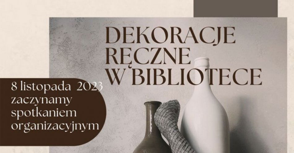 zdjęcie: Warsztaty rękodzieła w bibliotece / fot. nadesłane