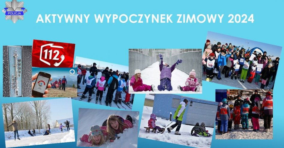 zdjęcie: Bezpieczny i aktywny zimowy wypoczynek 2024 / fot. KMP w Lesznie