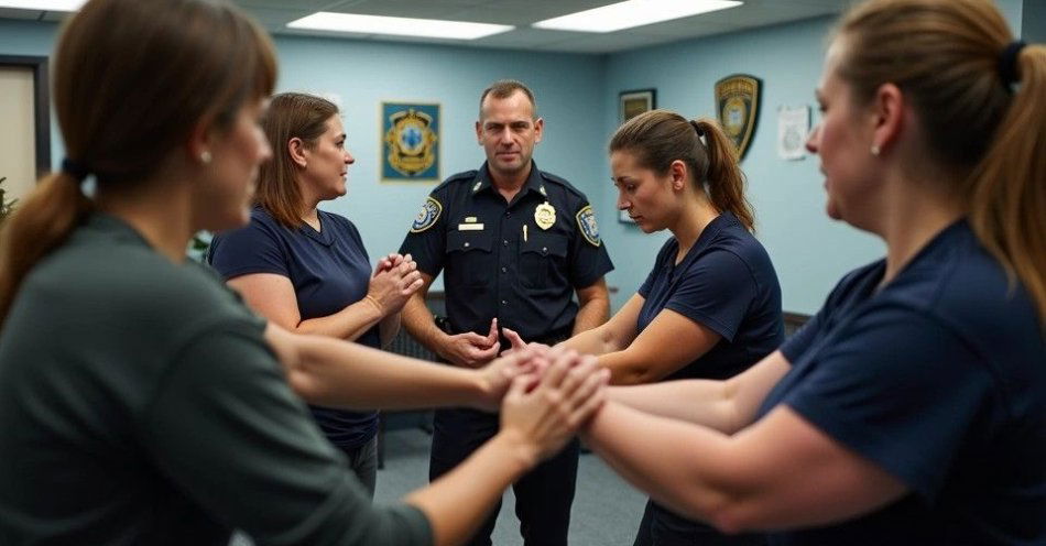 zdjęcie: Samoobrona dla pracownic cywilnych w olkuskiej komendzie / TM/ przykładowa ilustracja