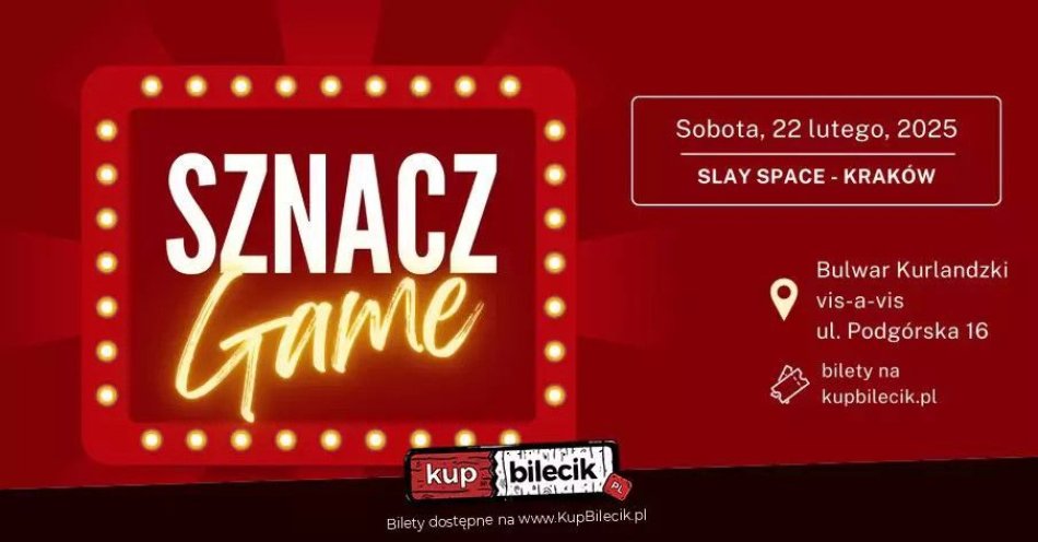 zdjęcie: Sznacz Game / kupbilecik24.pl / Sznacz Game