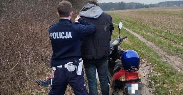 Nie zatrzymał się do kontroli drogowej, bo był nietrzeźwy