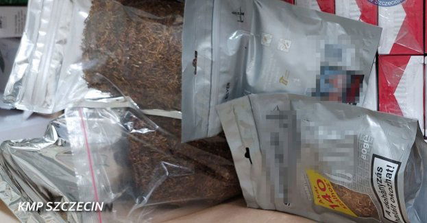 Szczecińscy policjanci zabezpieczyli nielegalny tytoń oraz paliwo