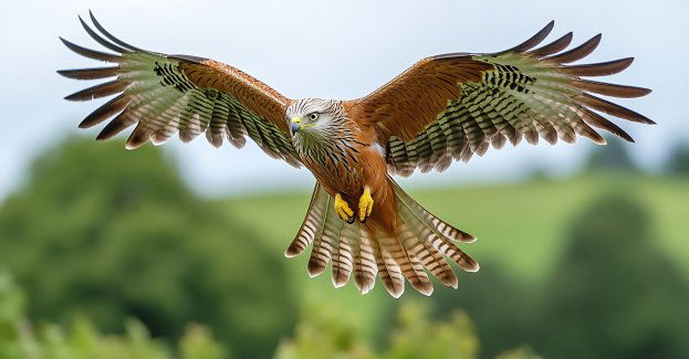 Kania ruda zwiastuje wiosnę; można ją spotkać w otoczeniu lasów, rzek, pól i łąk