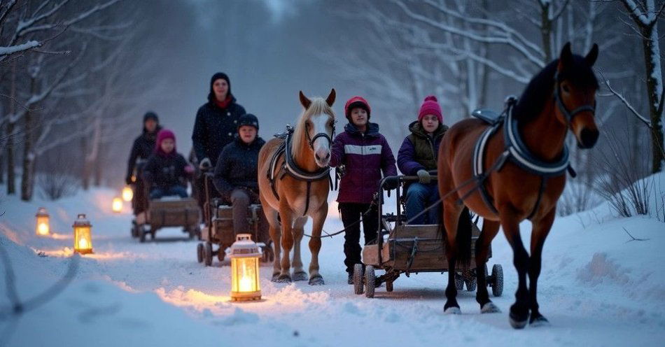zdjęcie: Kulig bez ryzyka: jak zorganizować bezpieczne zimowe zabawy / TM/ przykładowa ilustracja
