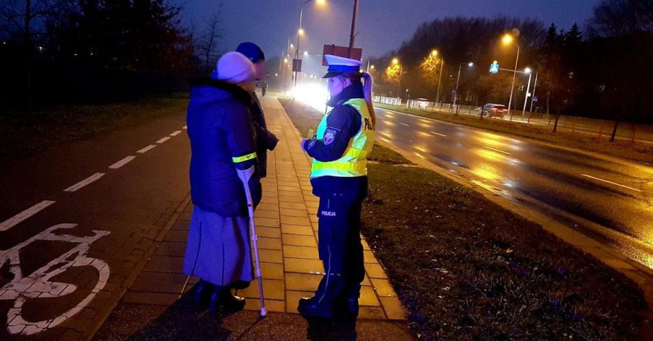 zdjęcie: Bądźmy widoczni na drodze / fot. KMP Białystok