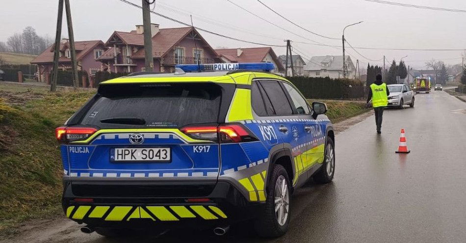 zdjęcie: Śmiertelne potrącenie pieszej w Niebieszczanach / fot. KPP w Sanoku