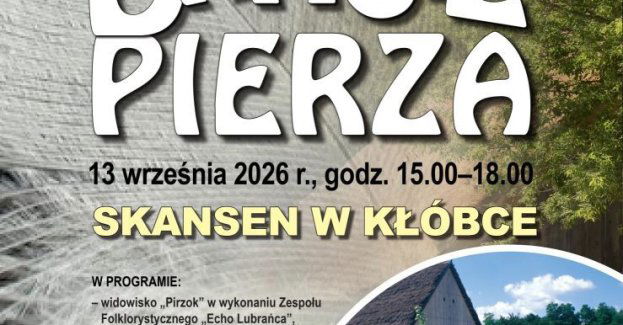 Darcie Pierza w  Skansenie w Kłóbce