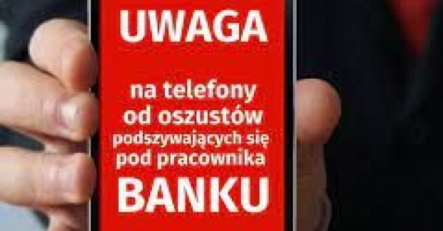 UWAGA NA OSZUSTWA METODĄ NA „PRACOWNIKA BANKU”