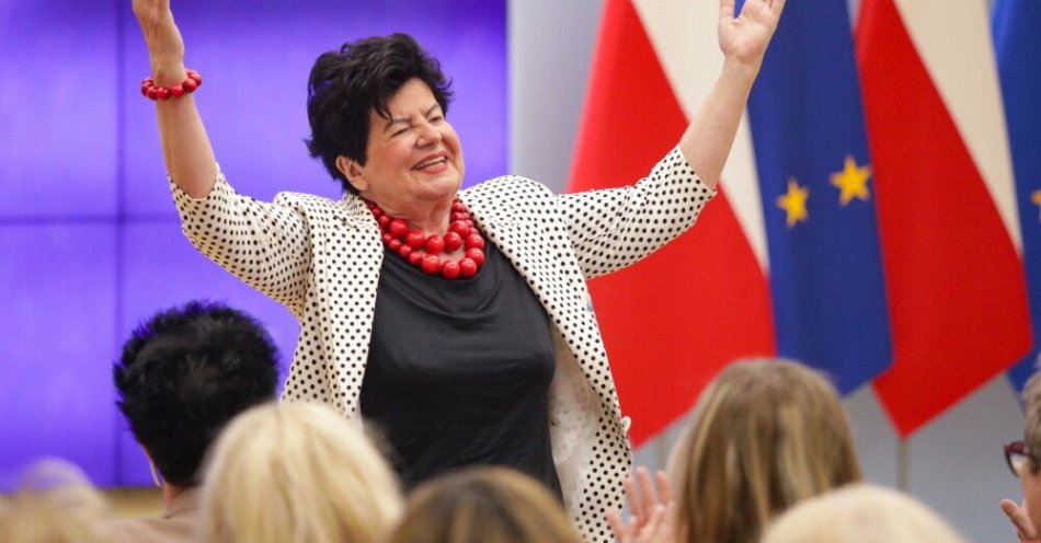 zdjęcie: Senyszyn tworzy partię polityczną - Nową Falę Profesor Senyszyn; jej cel - wejście do Sejmu w 2027 r. / fot. PAP