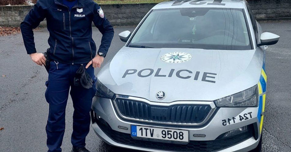 zdjęcie: Patrole z Czechami poprawiają bezpieczeństwo na pograniczu / fot. KPP w Wodzisławiu Śląskim