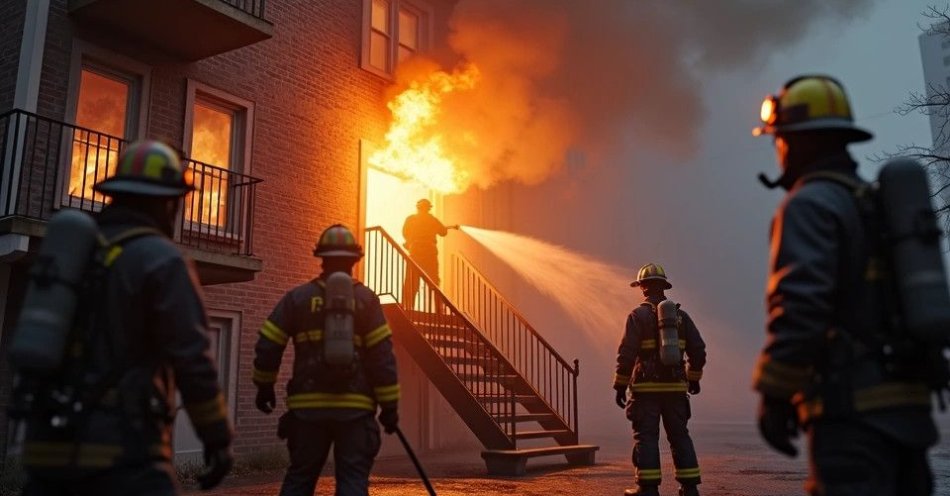 zdjęcie: Szybka reakcja mieszkanki powstrzymała pożar w Oświęcimiu / TM/ przykładowa ilustracja