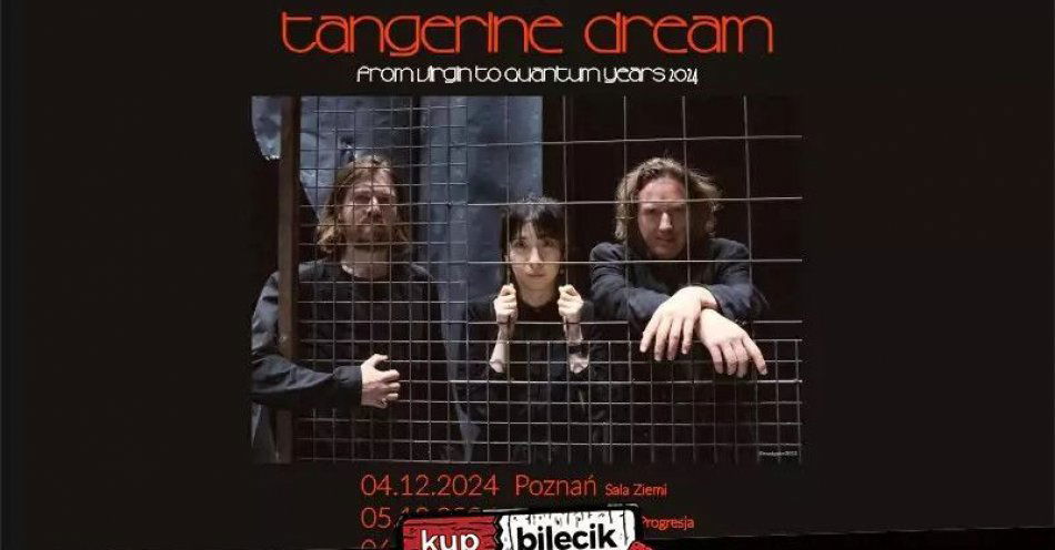 zdjęcie: ANGERINE DREAM From Virgin To Quantum Years 2024 / kupbilecik24.pl / ANGERINE DREAM From Virgin To Quantum Years 2024