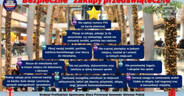 Jak bezpiecznie robić zakupy przed świętami