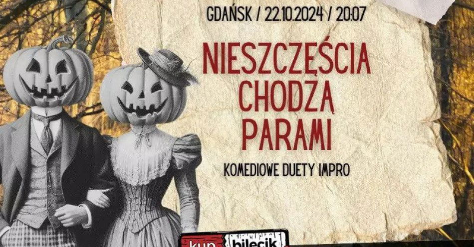 zdjęcie: Nieszczęścia chodzą parami! Komediowe Duety Impro / kupbilecik24.pl / Nieszczęścia chodzą parami! Komediowe Duety Impro