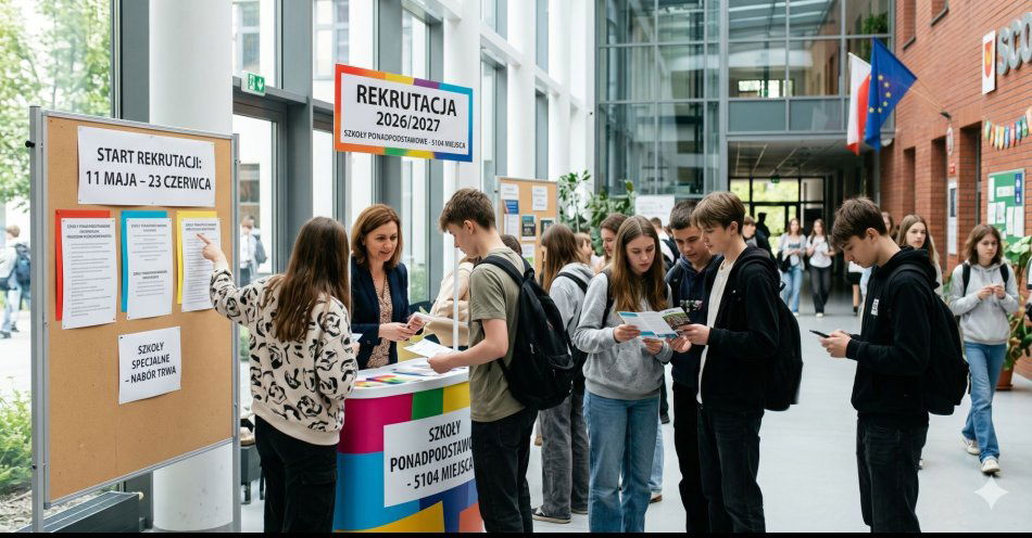 zdjęcie: Rekrutacja do szkół ponadpodstawowych i specjalnych / ai/gem/202605071543