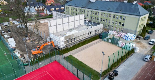 Budowa sali gimnastycznej w V LO