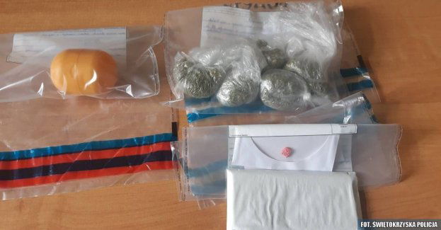 Plecak z nielegalnym wsadem