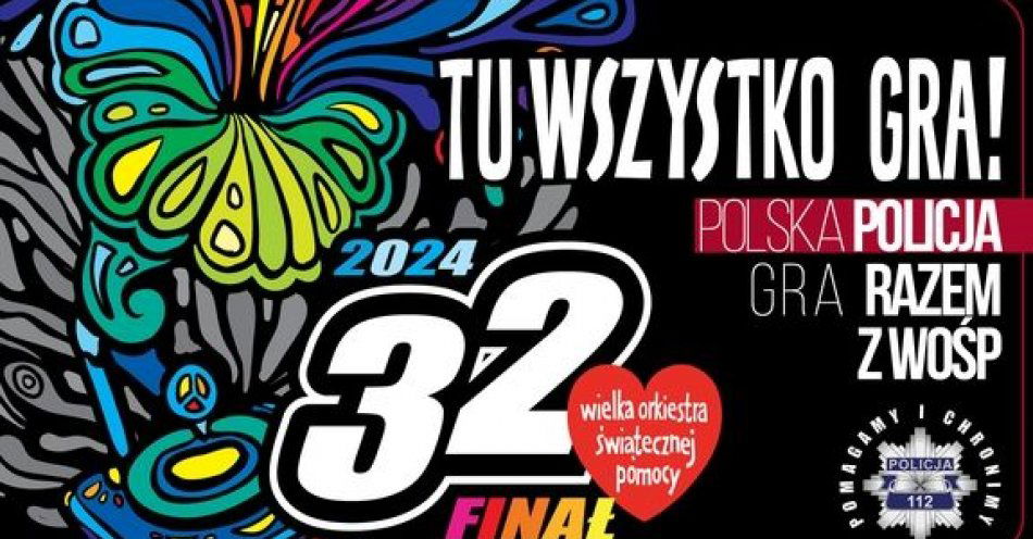 zdjęcie: Policjanci grają z WOŚP! / fot. KPP Turek