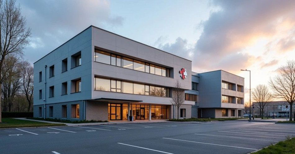 zdjęcie: Szpital w Rawiczu przystępuje do protestu. 22 kwietnia personel wyjdzie przed budynek / Widok szpitala powiatowego w Polsce /TMAI