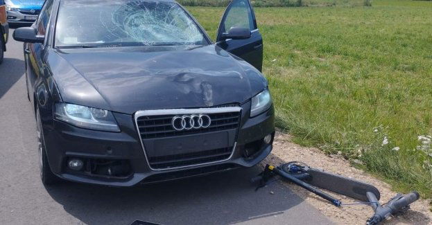Wypadek drogowy z 11-latkiem na elektrycznej hulajnodze