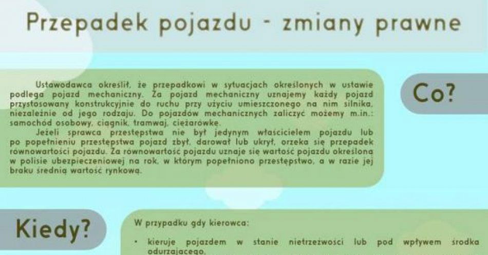 zdjęcie: Kierowco! Już od jutra zmiany prawne dot. przepadku pojazdu / fot. KPP w Braniewie