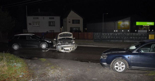 Wypadek z udziałem 5 aut