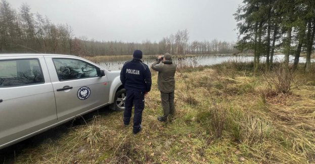 Policja i Straż Łowiecka pilnują lasów Nadleśnictwa Gołąbki