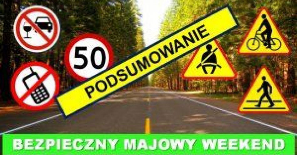 zdjęcie: Bilans majowego weekendu / fot. KPP w Sierpcu