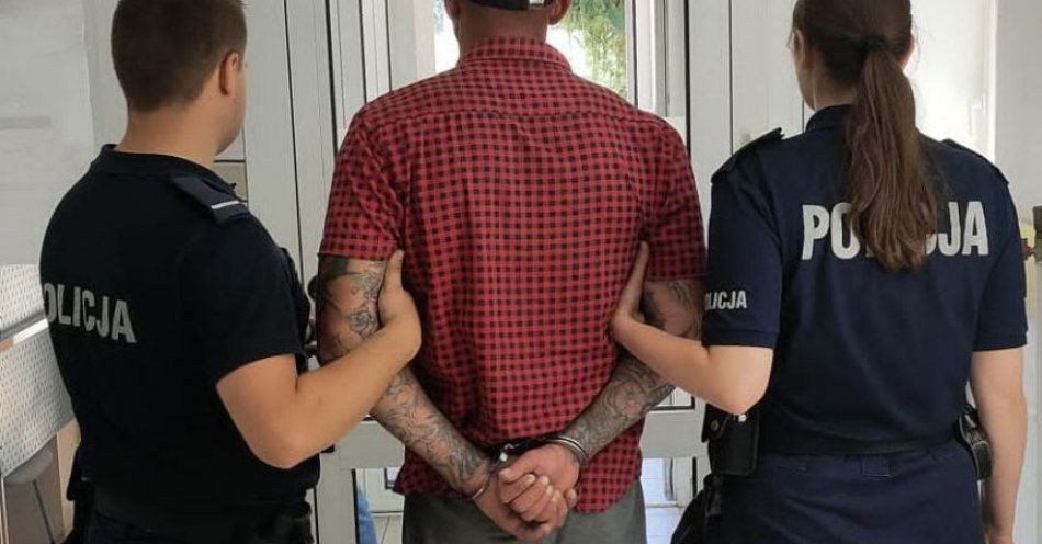 zdjęcie: Recydywista w areszcie / fot. KPP Włodawa