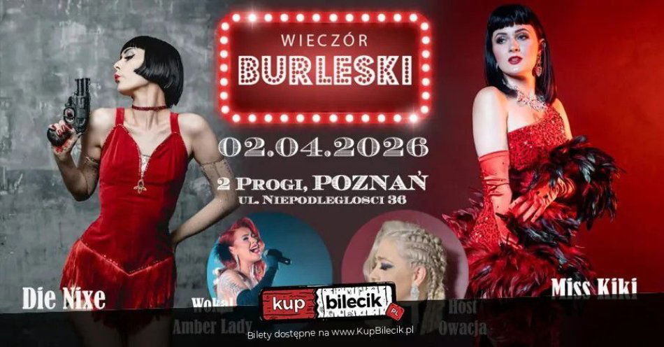 zdjęcie: Burleska by Rose de Noir w klubie 2progi / kupbilecik24.pl / Burleska by Rose de Noir w klubie 2progi