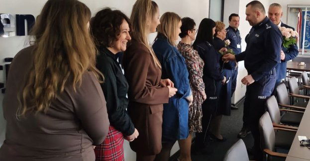 Dzień Kobiet w Komendzie Powiatowej Policji w Pińczowie