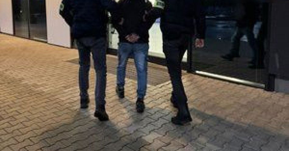 zdjęcie: Kryminalni z Krakowa zatrzymali poszukiwanego europejskim nakazem / fot. KPP w Krakowie