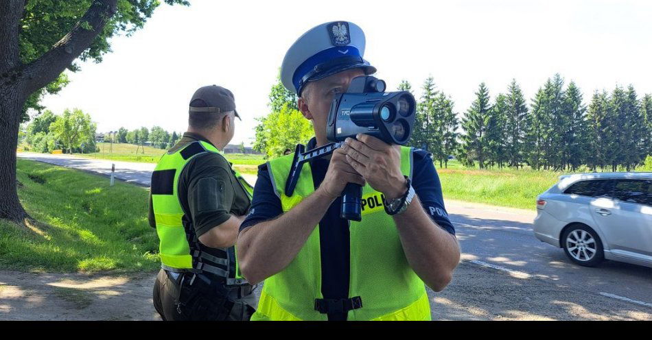 zdjęcie: Prędkość pod okiem policjantów / fot. KPP Bielsk Podlaski
