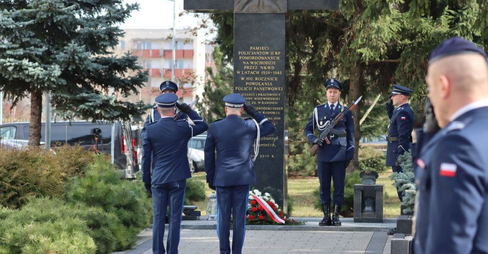 zdjęcie: Mazowiecka Policja pamięta poległych funkcjonariuszy / fot. KMP w Płocku